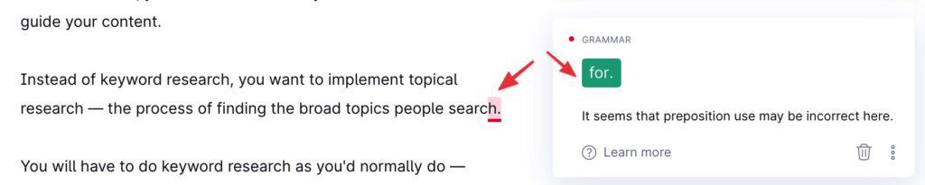 GRAMMARLY GRAMMAR