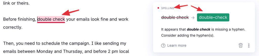 GRAMMARLY SPELLING