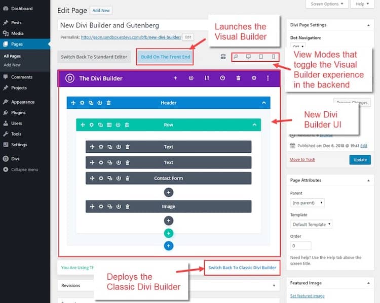 divi builder