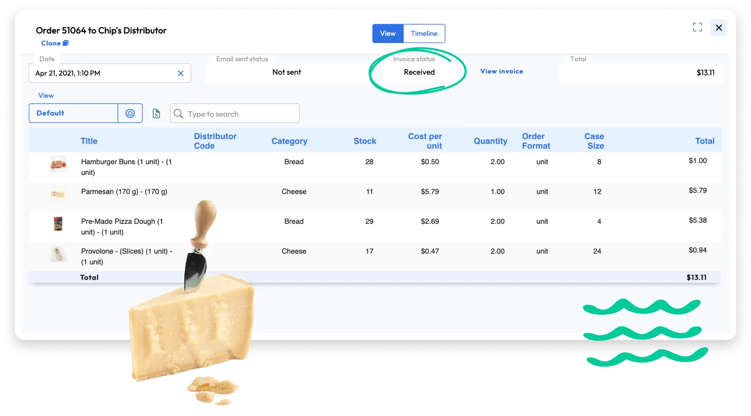 Toast and Inventory & Invoice Management Software Integration