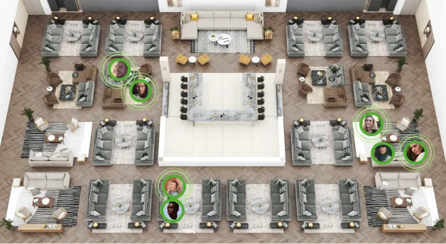 a bar lounge custom floorplan.