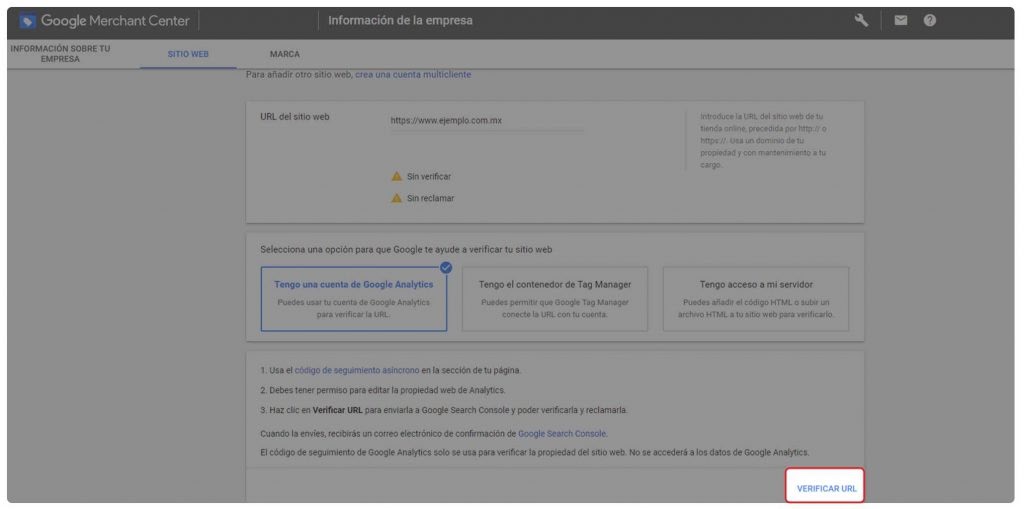 Google merchant center como funciona