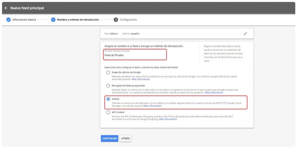 Cómo crear un feed de productos en mi estrategia de Google Shopping