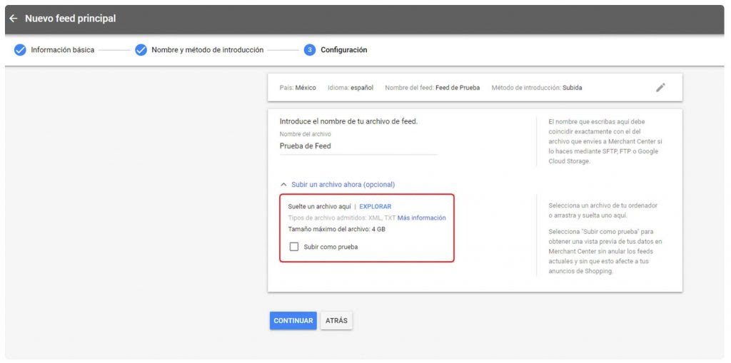 Qué es un Feed de productos en Google Merchant Center