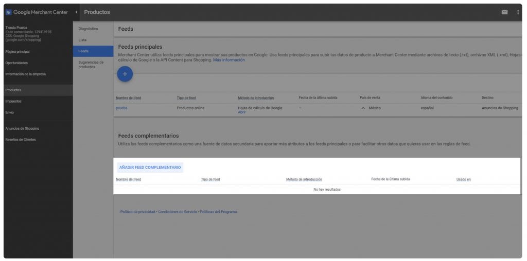 Mejores prácticas para configurar Merchant Center Google