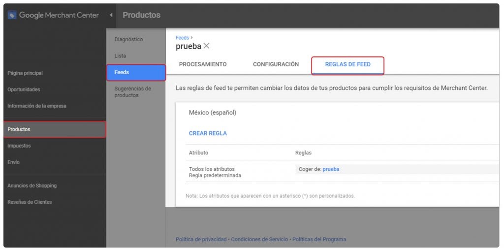 Cómo crear reglas en Merchant Center fácil