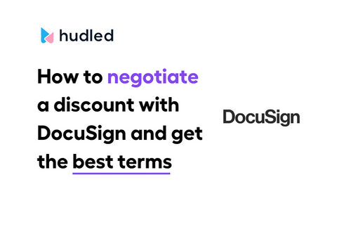 Hudled Blog | Negotiate discount with DocuSign