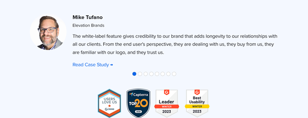 testimonials for building links