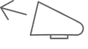A small icon in the shape of a megaphone