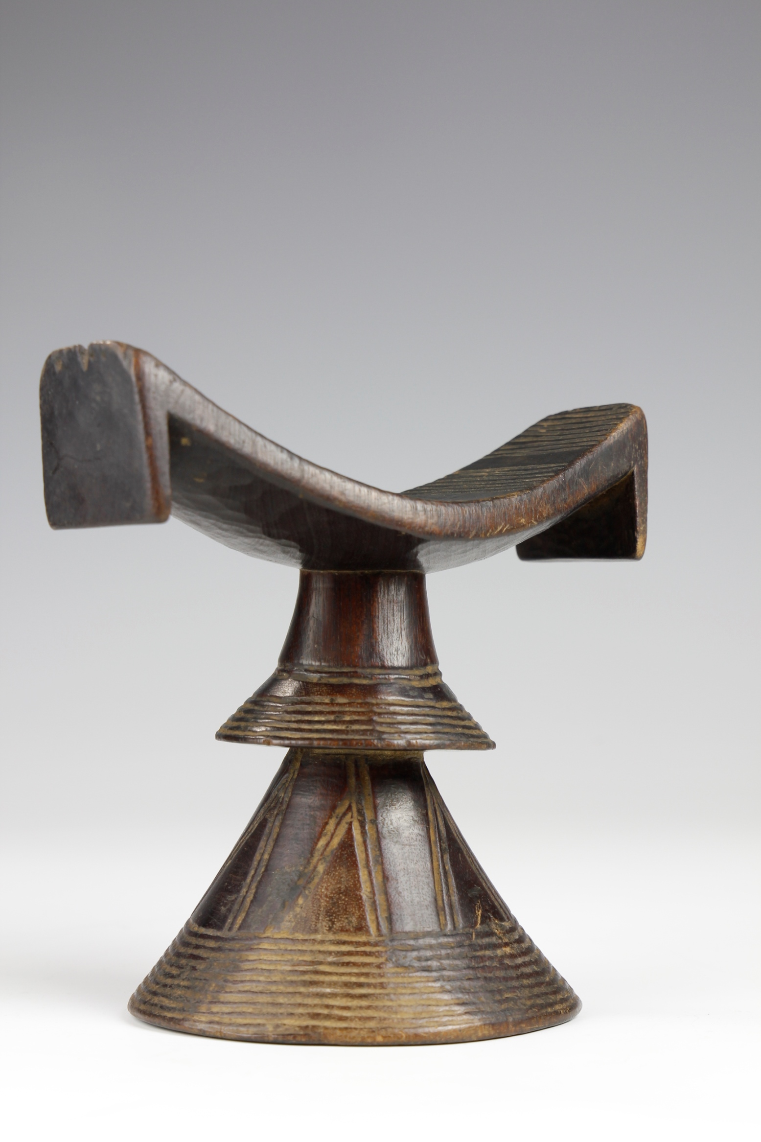 19th Century Gourague/Gurage Headrest With Double Tiered Structure ...