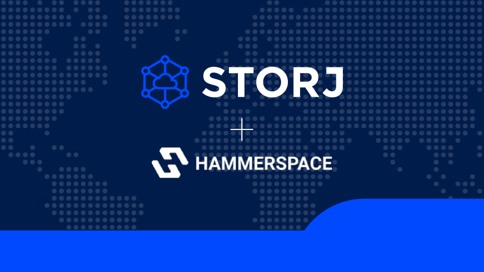 Access data on Storj through Hammerspace.