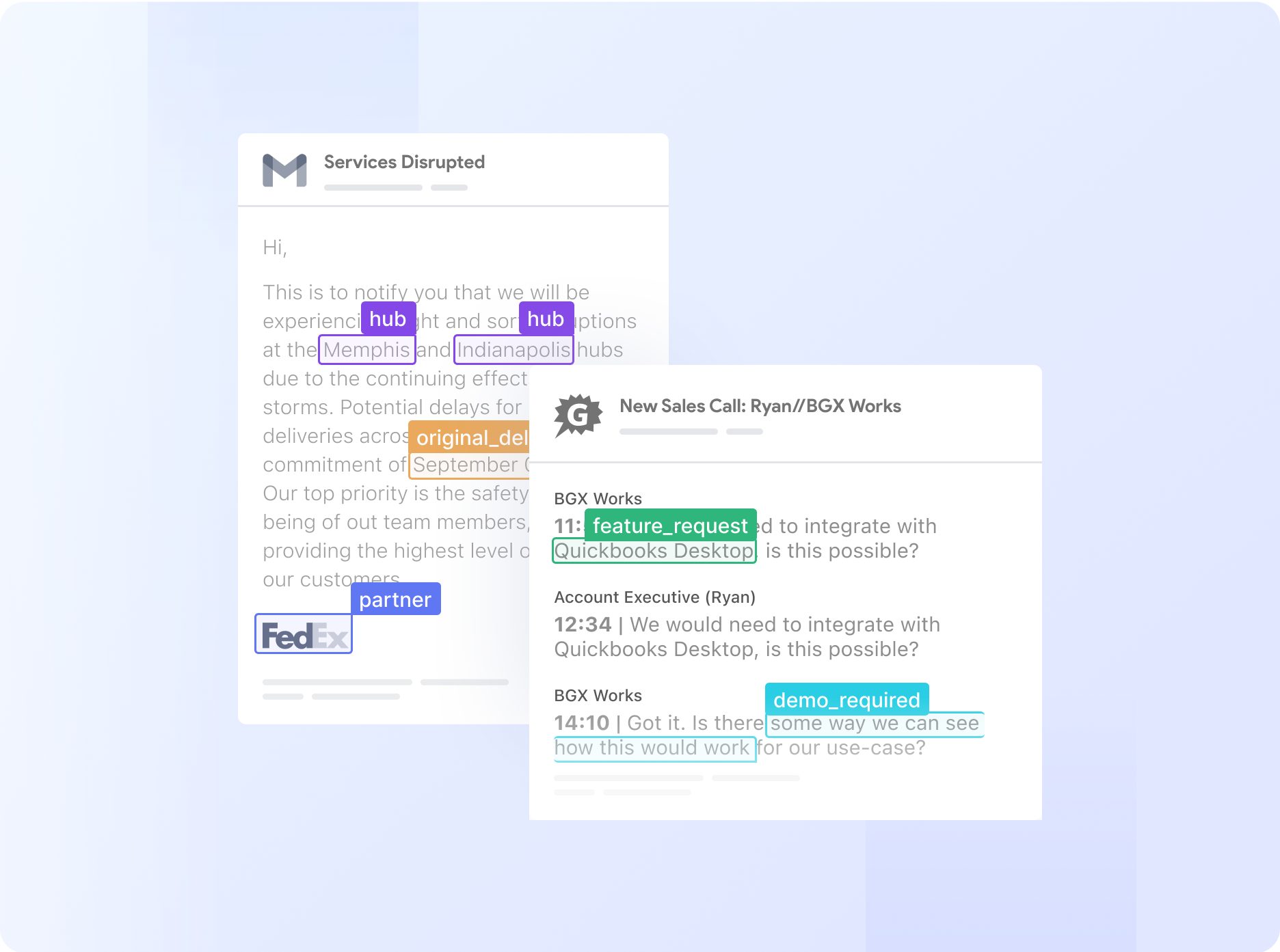 Nanonets' advanced AI engine can accurately extract unstructured data without predefined templates.