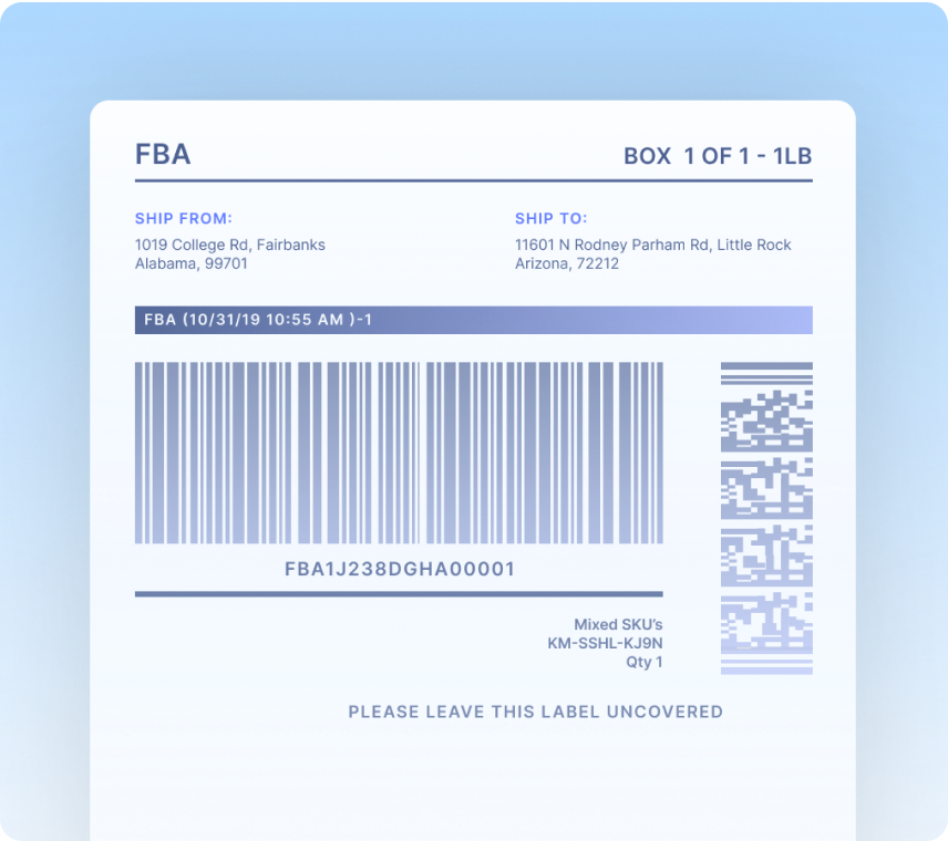 Fba shipping labels
