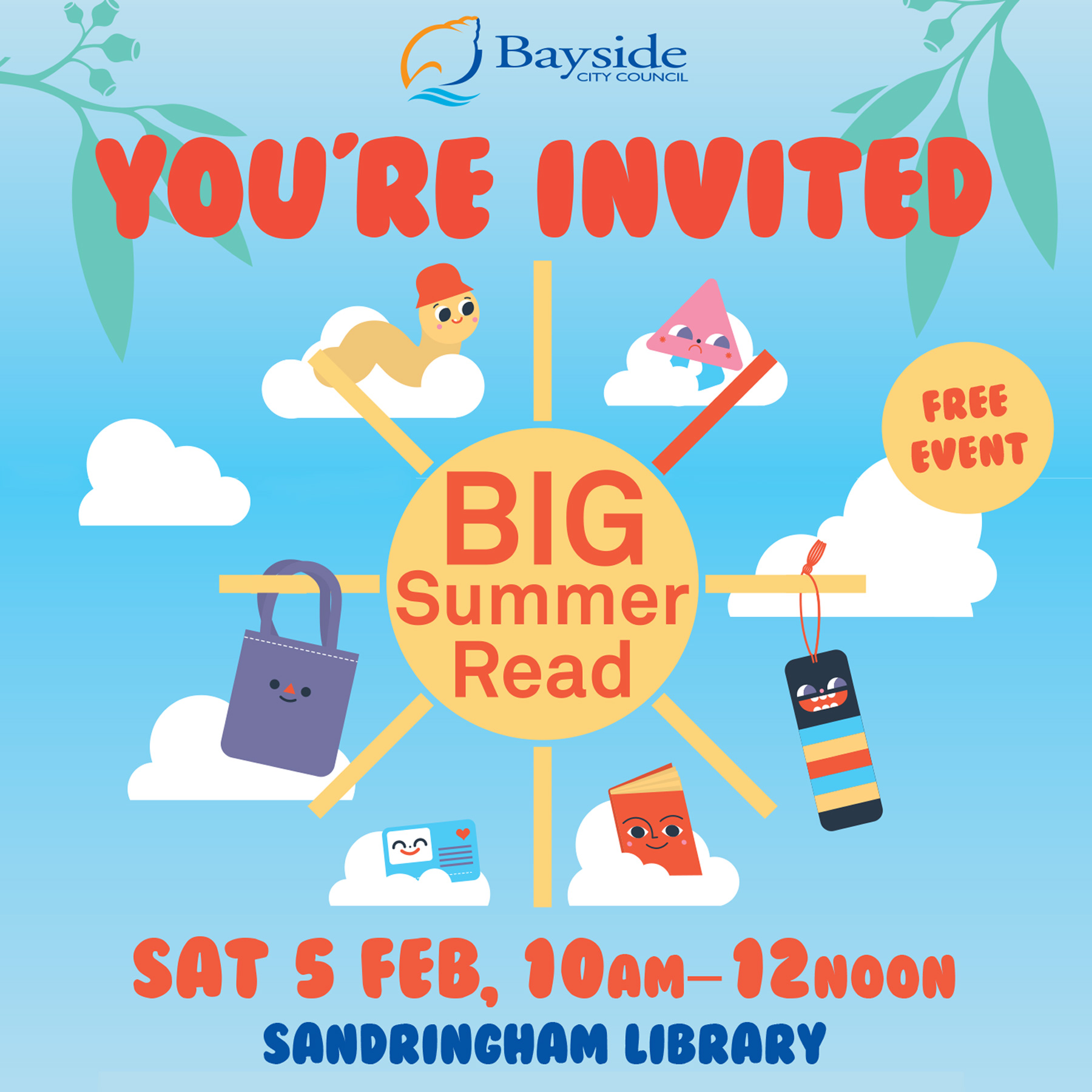 Sandringham Library 1st Birthday, Sandy Village