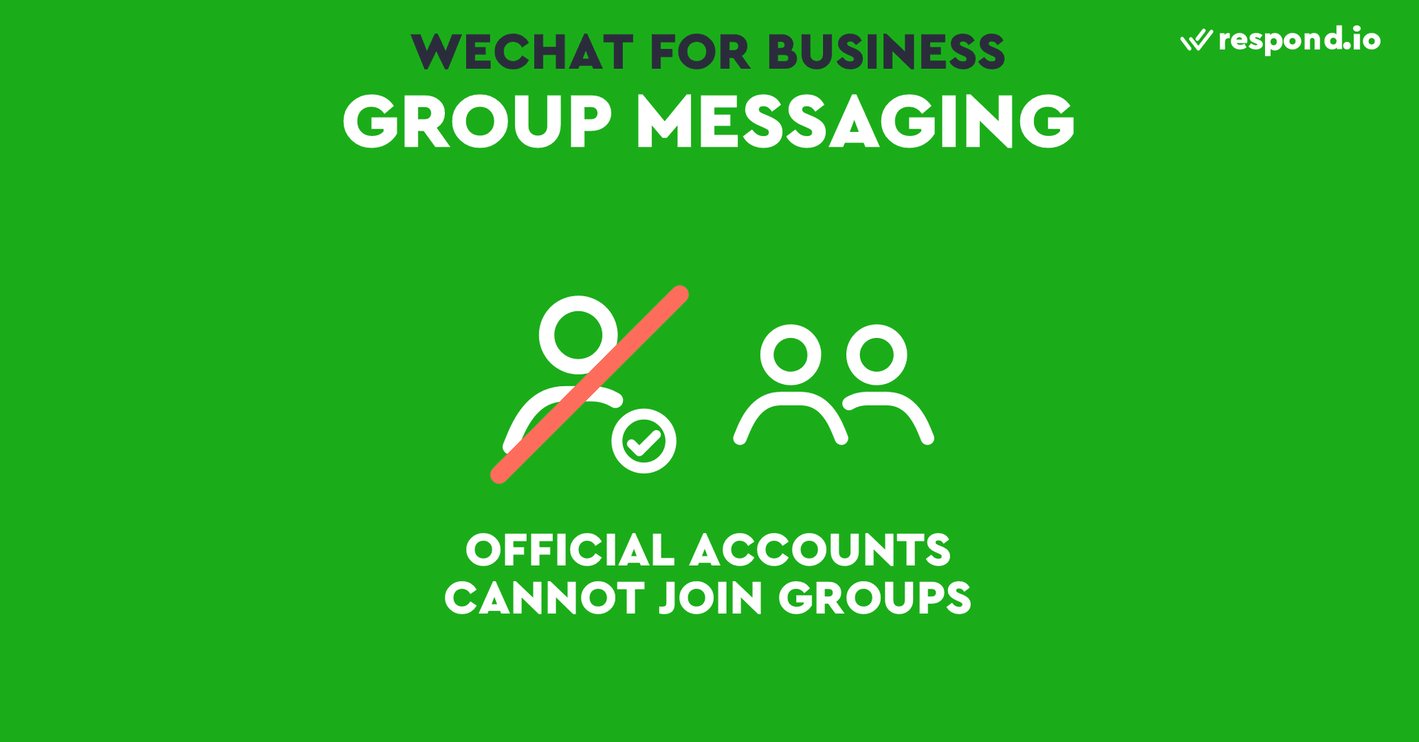 Many companies are using messaging apps for sales by creating groups with salespeople and customers. Although effective, these chats pose a problem for companies as there is no record on them in company CRMs. One way to deal with this would be to add a WeChat Official Account into the group chat, so the conversation could be recorded in your messaging CRM. We’ve tested this out, but unfortunately, WeChat Official Accounts cannot be added to group chats.