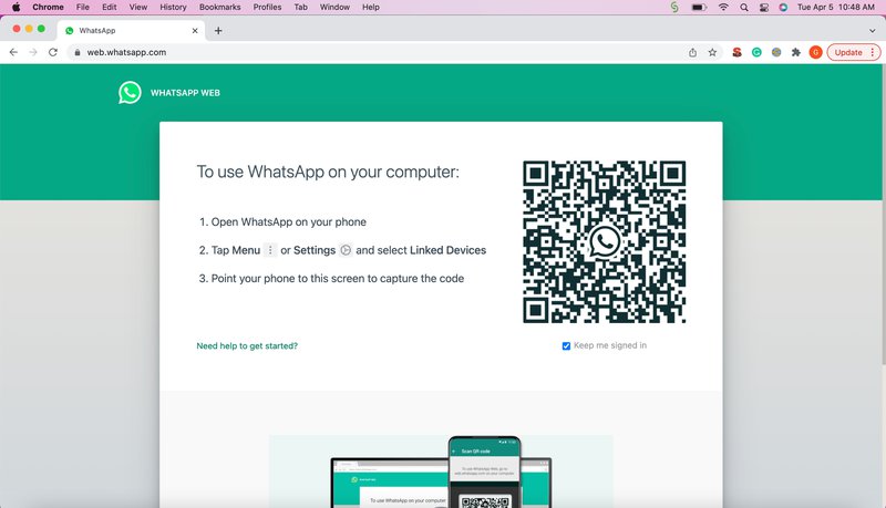 Dies ist der WhatsApp for Business Web QR-Code. Sie benötigen den WhatsApp business web QR-Code für den Web WhatsApp com Login. Erfahren Sie im Blog, wie Sie WhatsApp Web erstellen und nutzen können.