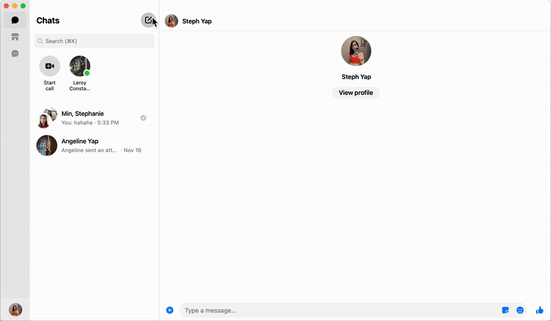Create a group chat