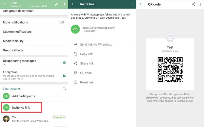 This is an image showing How to Join WhatsApp Group With a WhatsApp Group Link & WhatsApp QR Code 