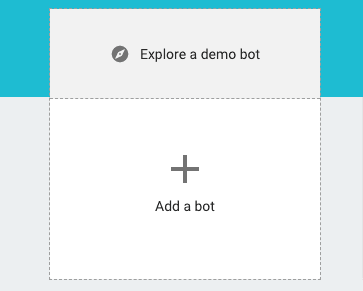 Para configurar una integración Dialogflow Chatbase, primero tendrá que crear un bot en Chatbase.