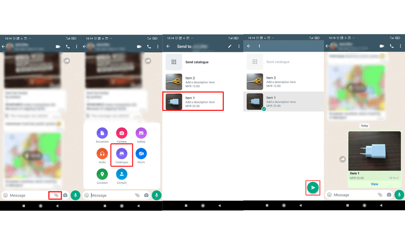 Come condividere un catalogo su un dispositivo Android