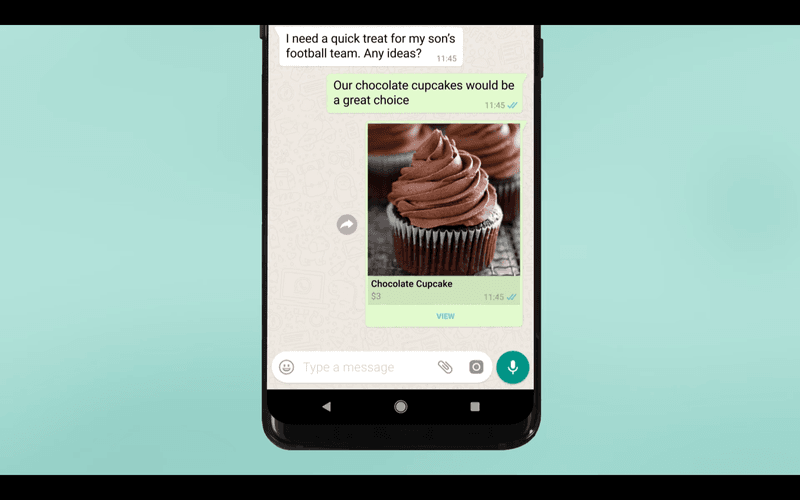 Come visualizzare un catalogo WhatsApp nel thread della chat