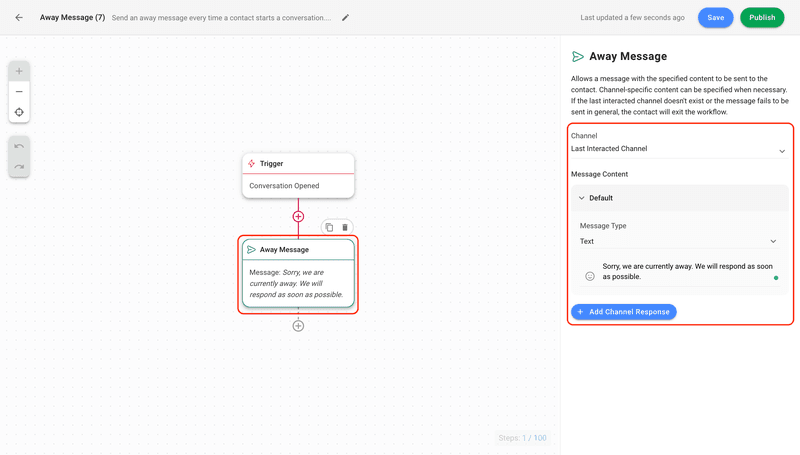 Utilisez l'un des exemples de messages de réponse automatique de WhatsApp ci-dessus.