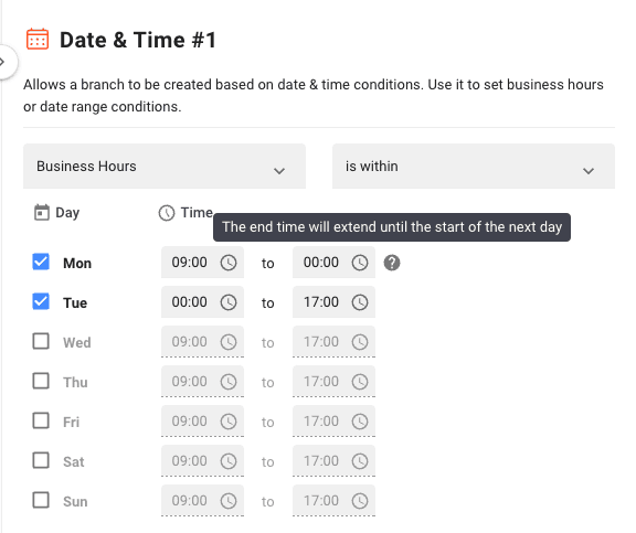 Stellen Sie sicher, dass Ihre Workflows rund um die Uhr laufen, mit der neuen Verbesserung des Datums- und Zeitschritts