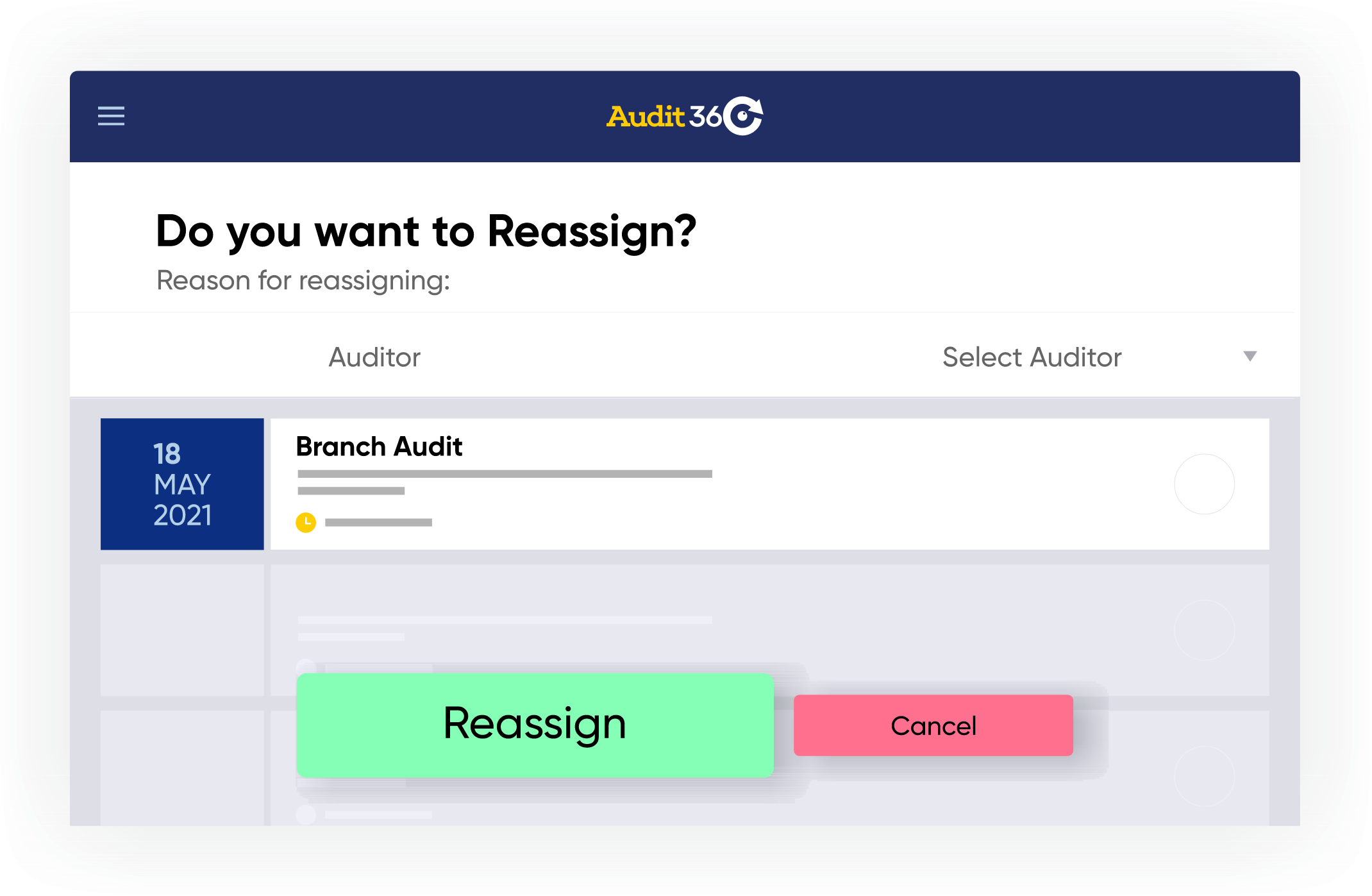 Audit Automation Solutions - Audit Reassignment