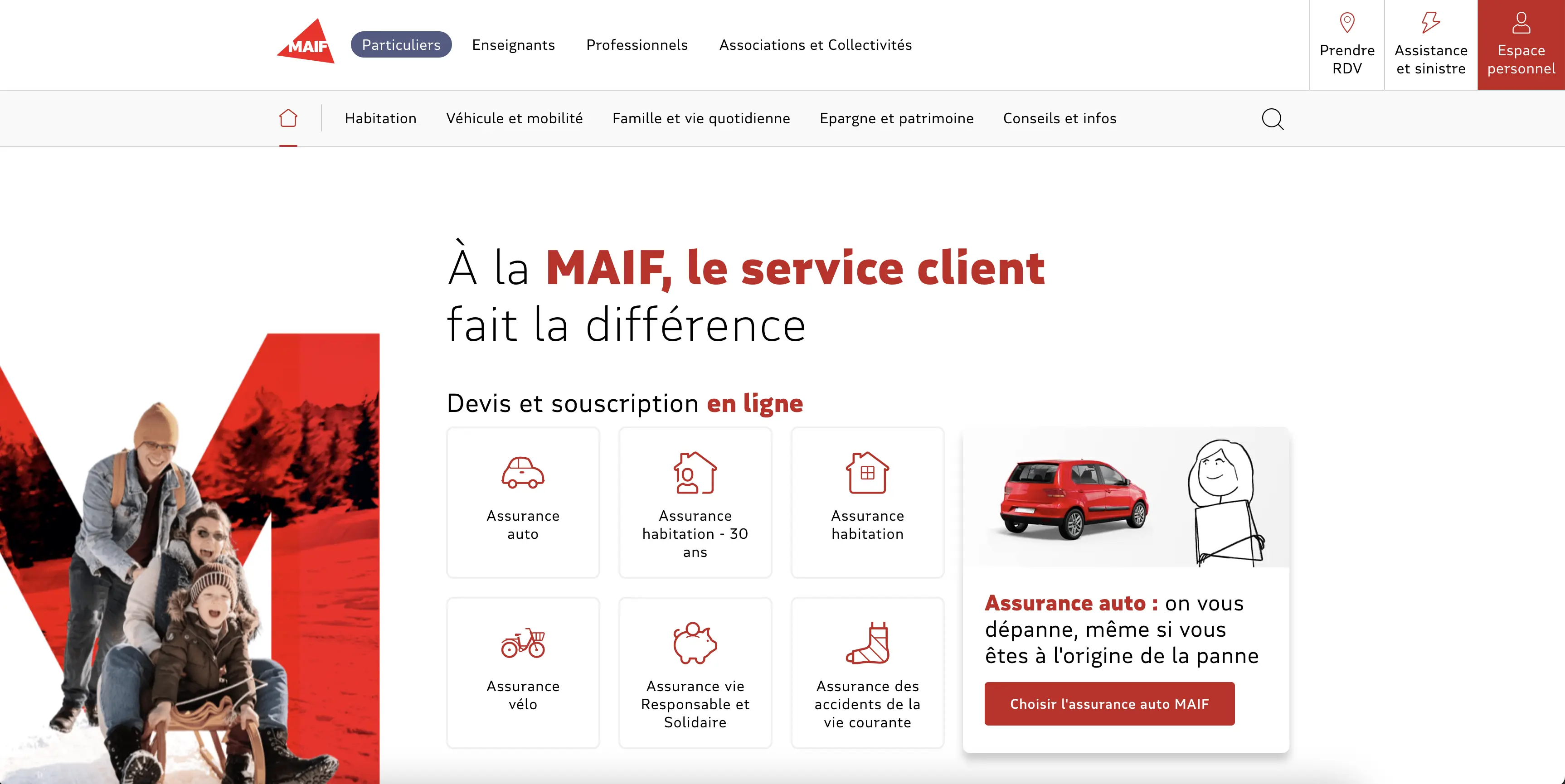 MAIF website