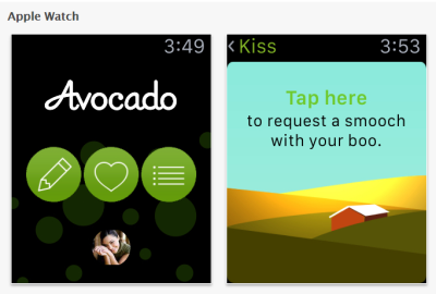 AVOCADO Apple watch app