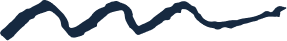 Wave doodle navy blue