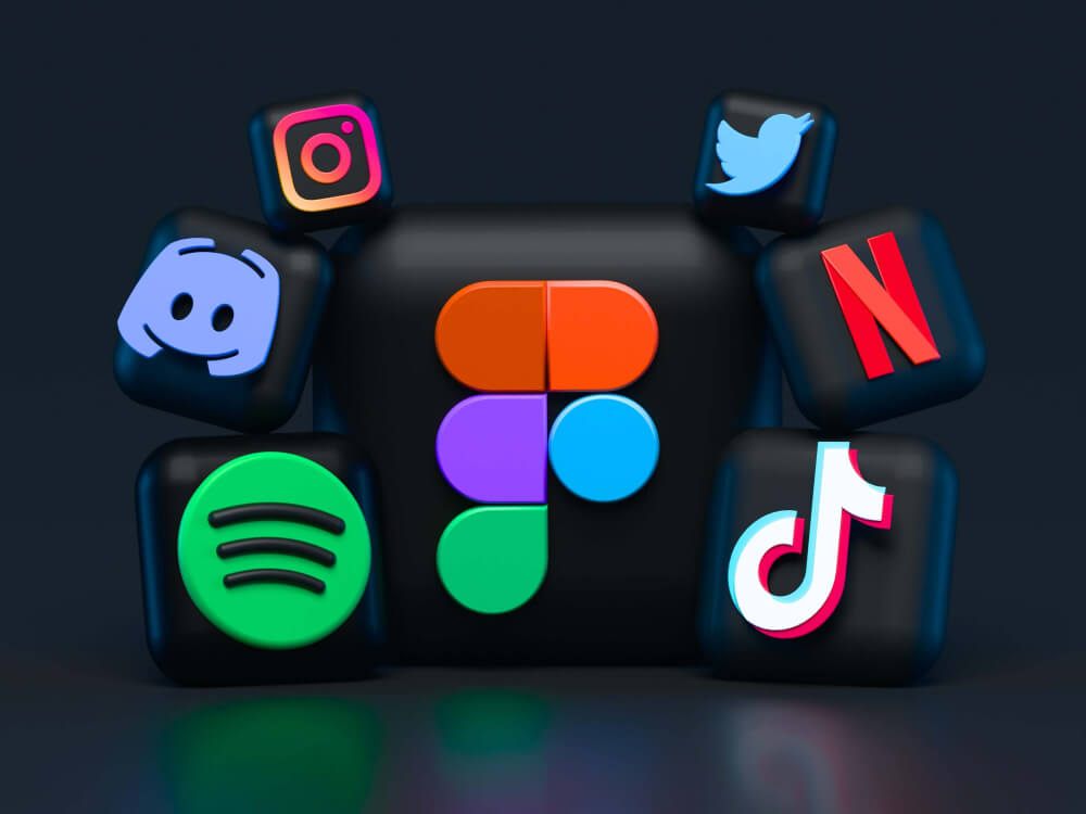 Logos of apps