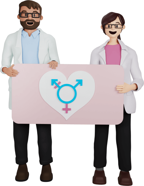 Male and Female Pharmacist Characters