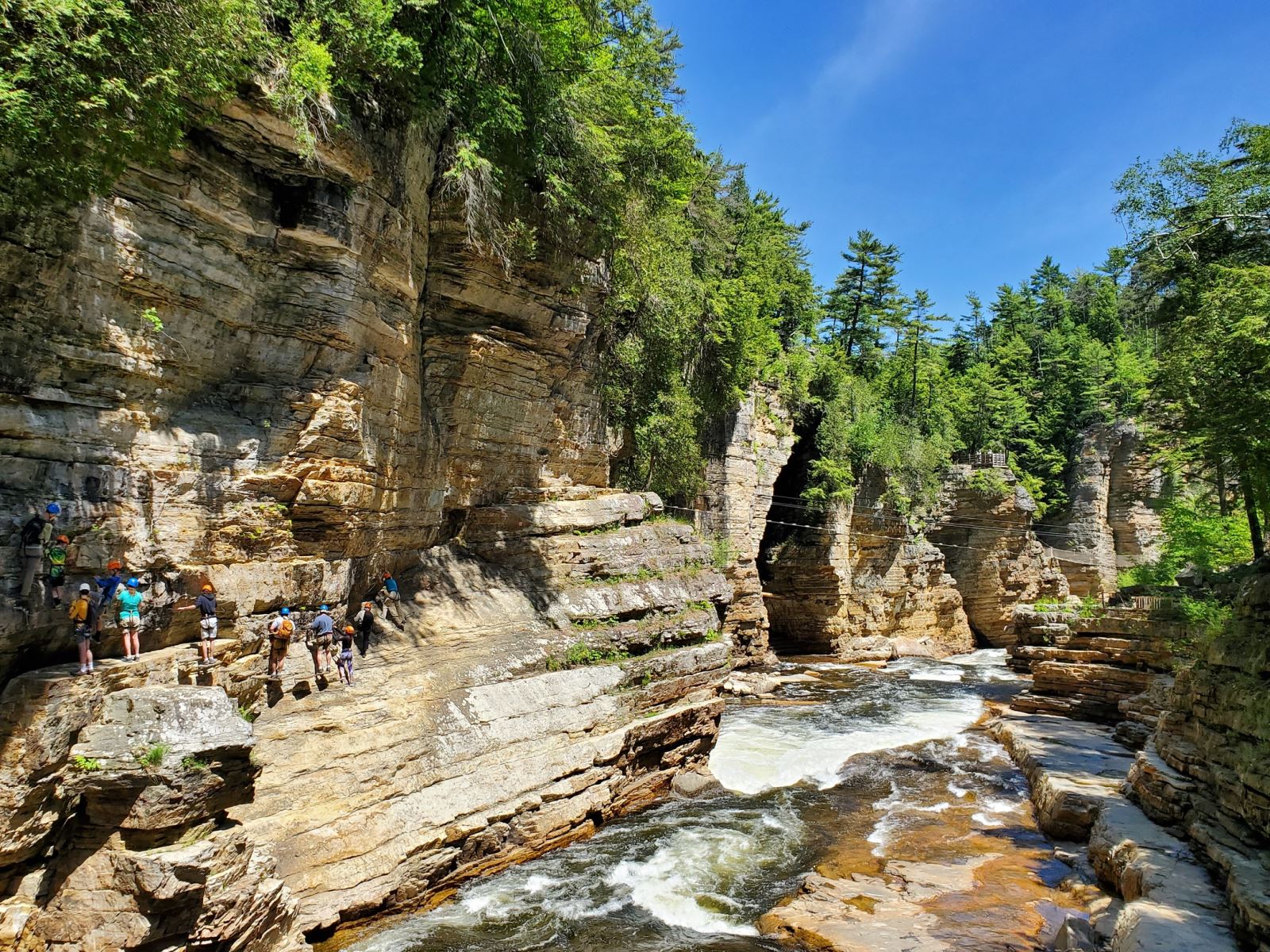 Tours at Ausable Chasm, Adirondacks NY