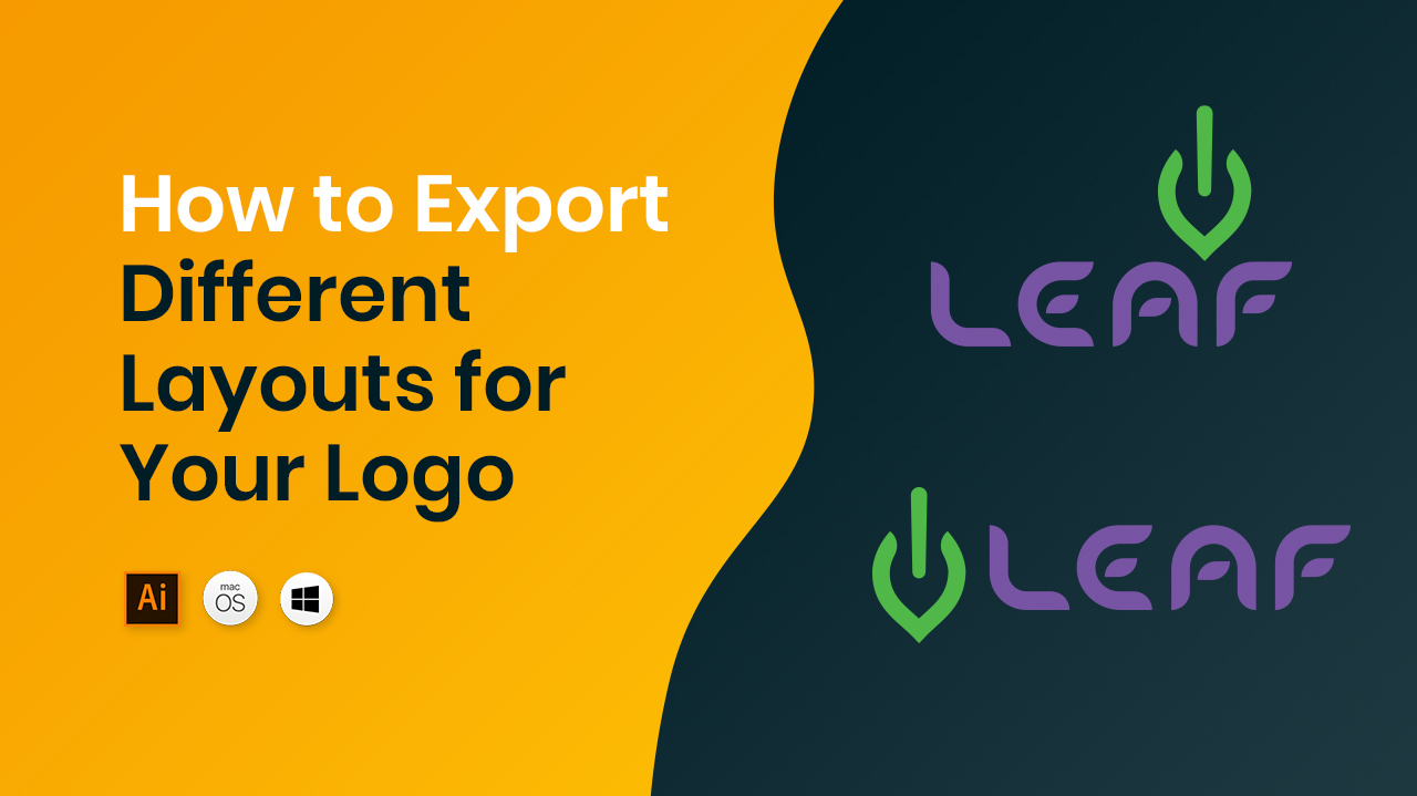 Export logos with shape overlap tutorial preview