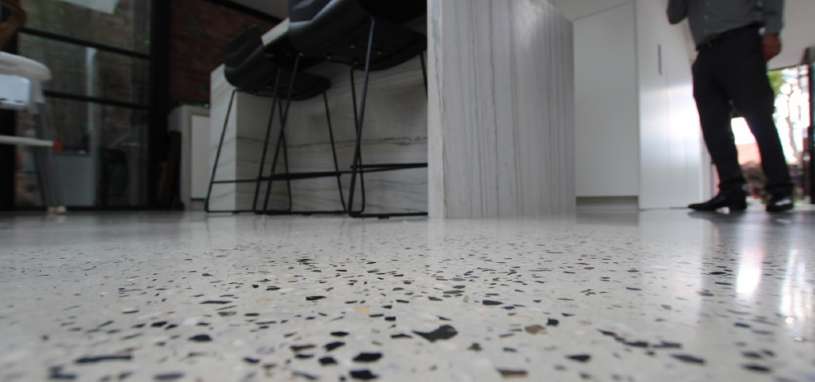 Installing polished concrete floors