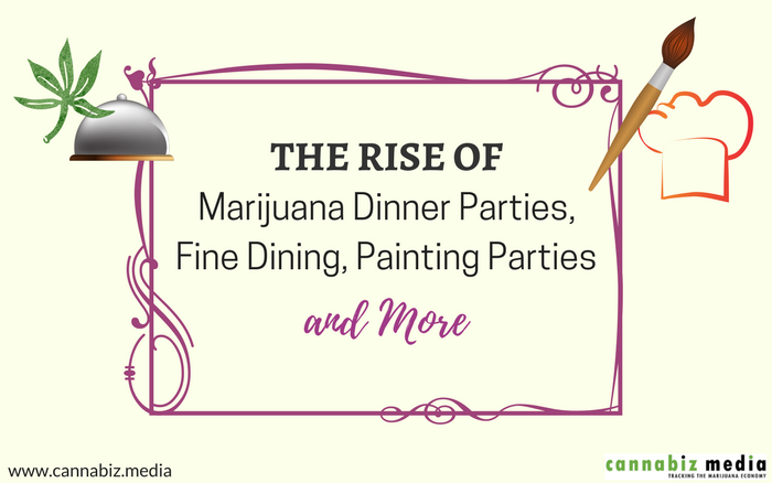 The Rise of Marijuana Dinner Parties, Fine Dining, Painting Parties and ...