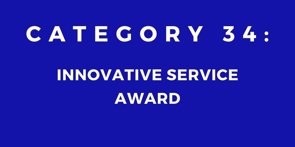 34 - INNOVATIVE SERVICE AWARD