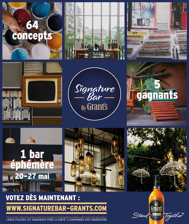 Grant’s Signature Bar : Un bar éphémère inédit et collaboratif