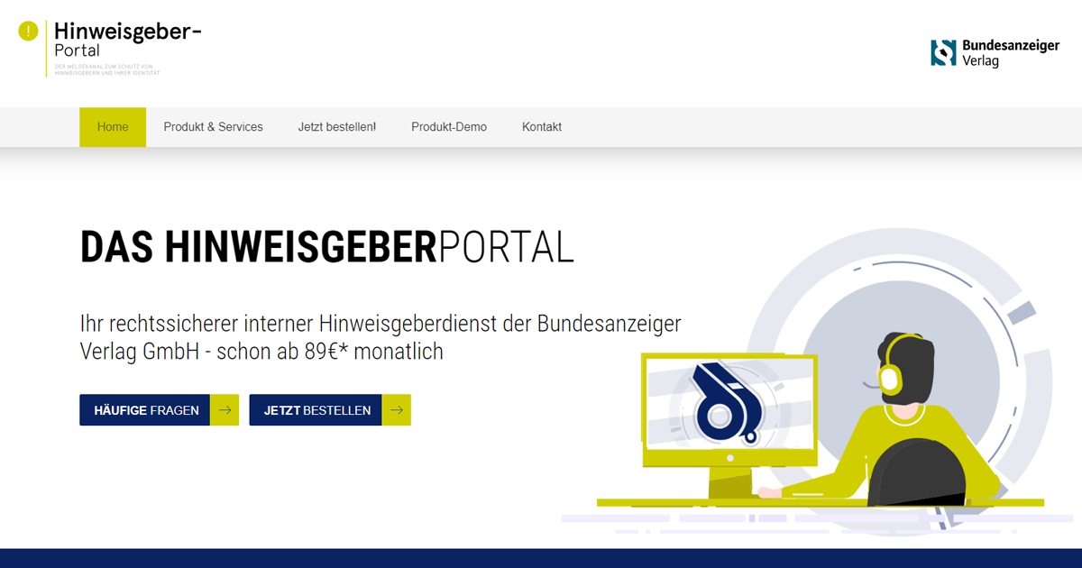 Hinweisgeberportal des Bundesanzeiger Verlags