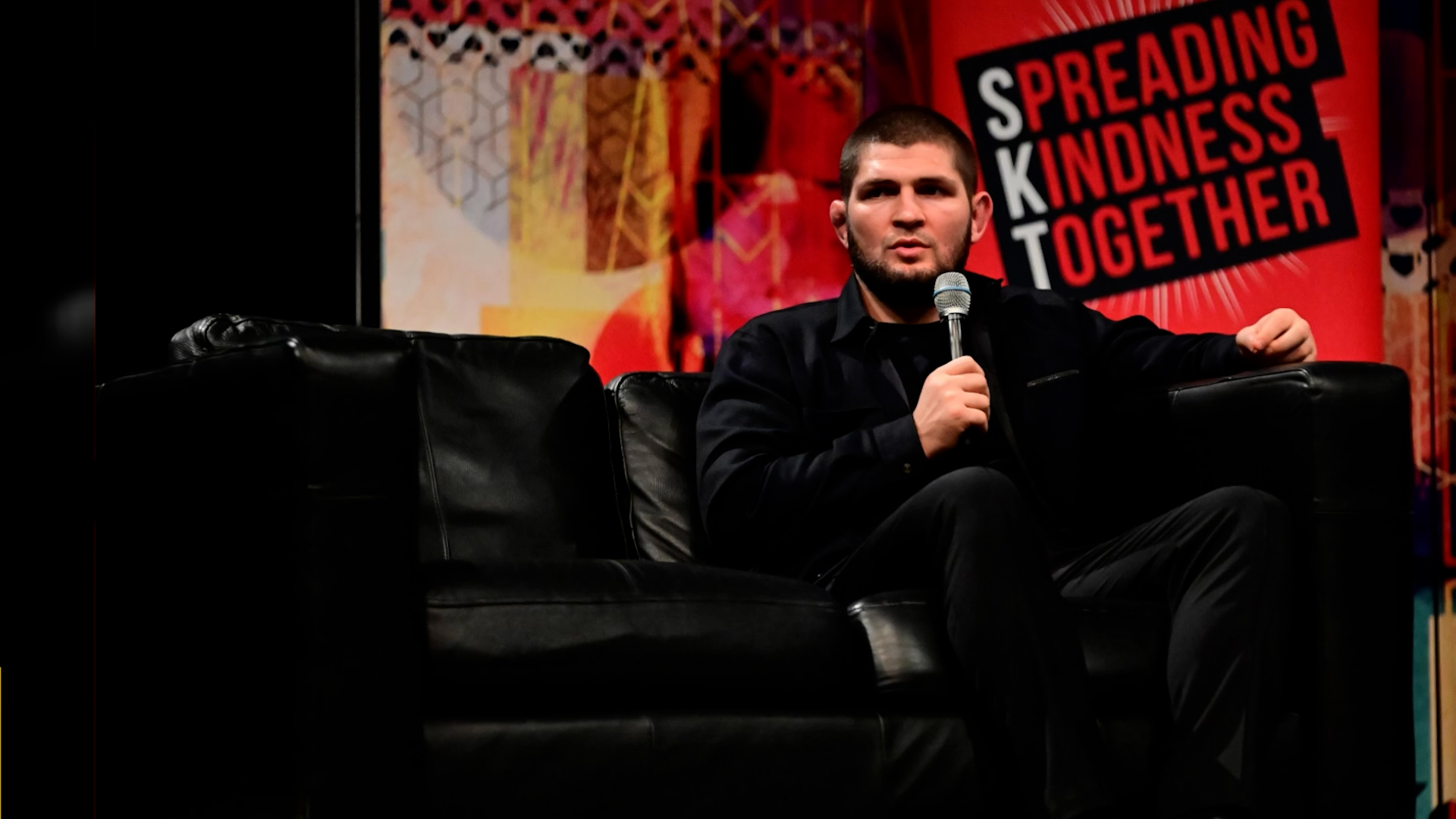 Khabib at the Islam Channel event