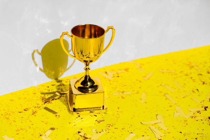 Stock image of a trophy