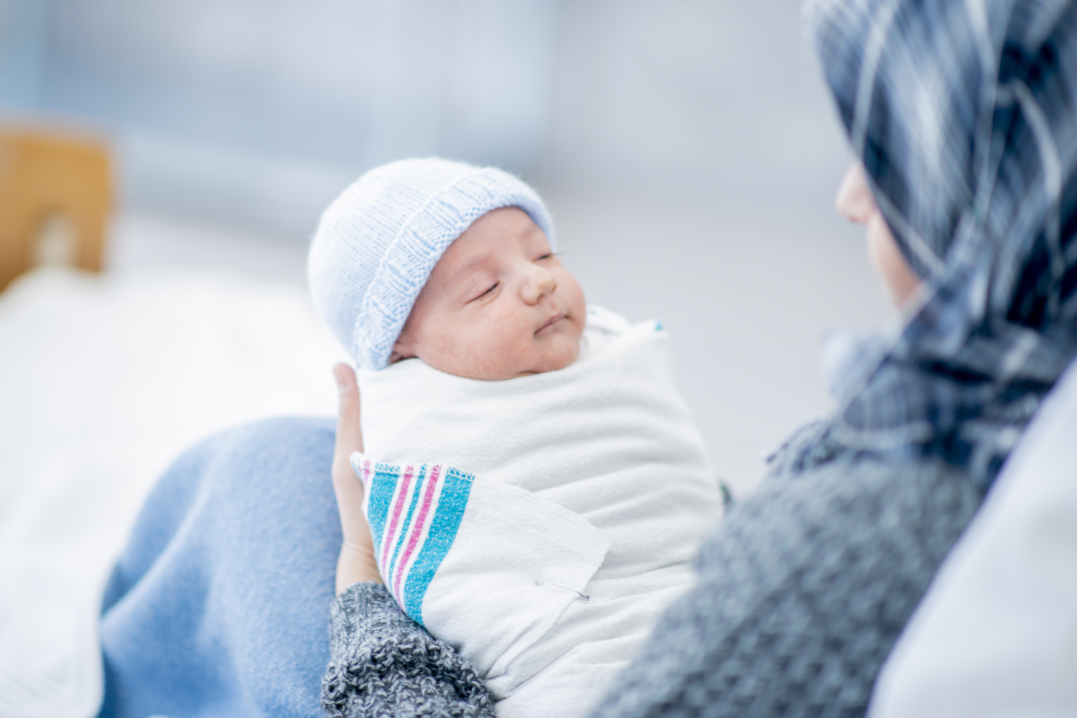 mother and newborn baby