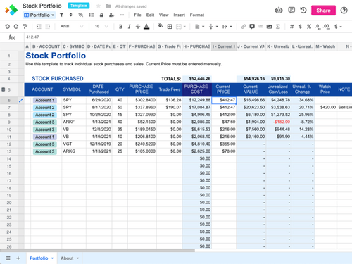 Stock Portfolio