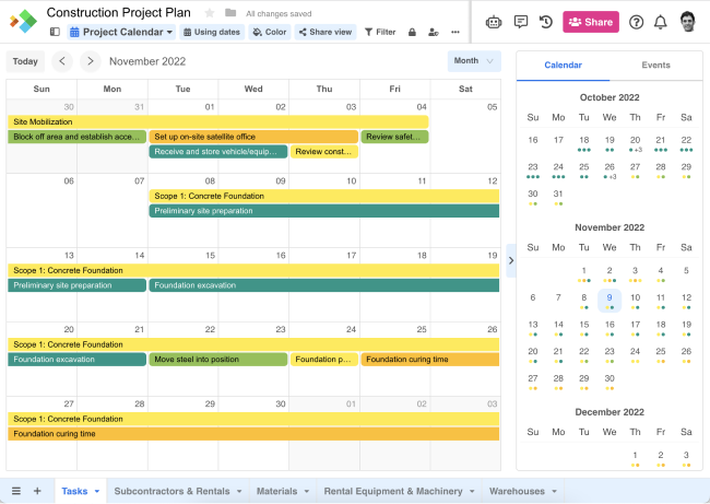 Product Updates: Calendar view launch, 23 new templates, performance improvements, and best practice resources