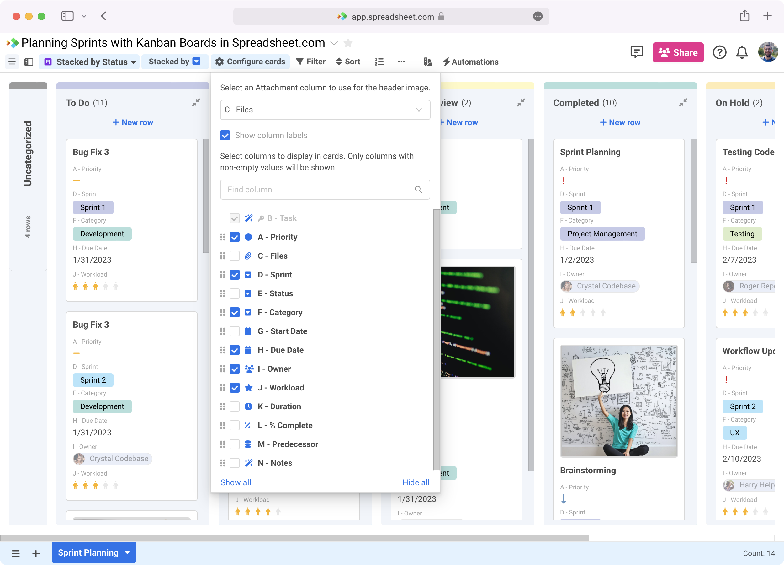 Sprint Planning with Kanban Boards in
