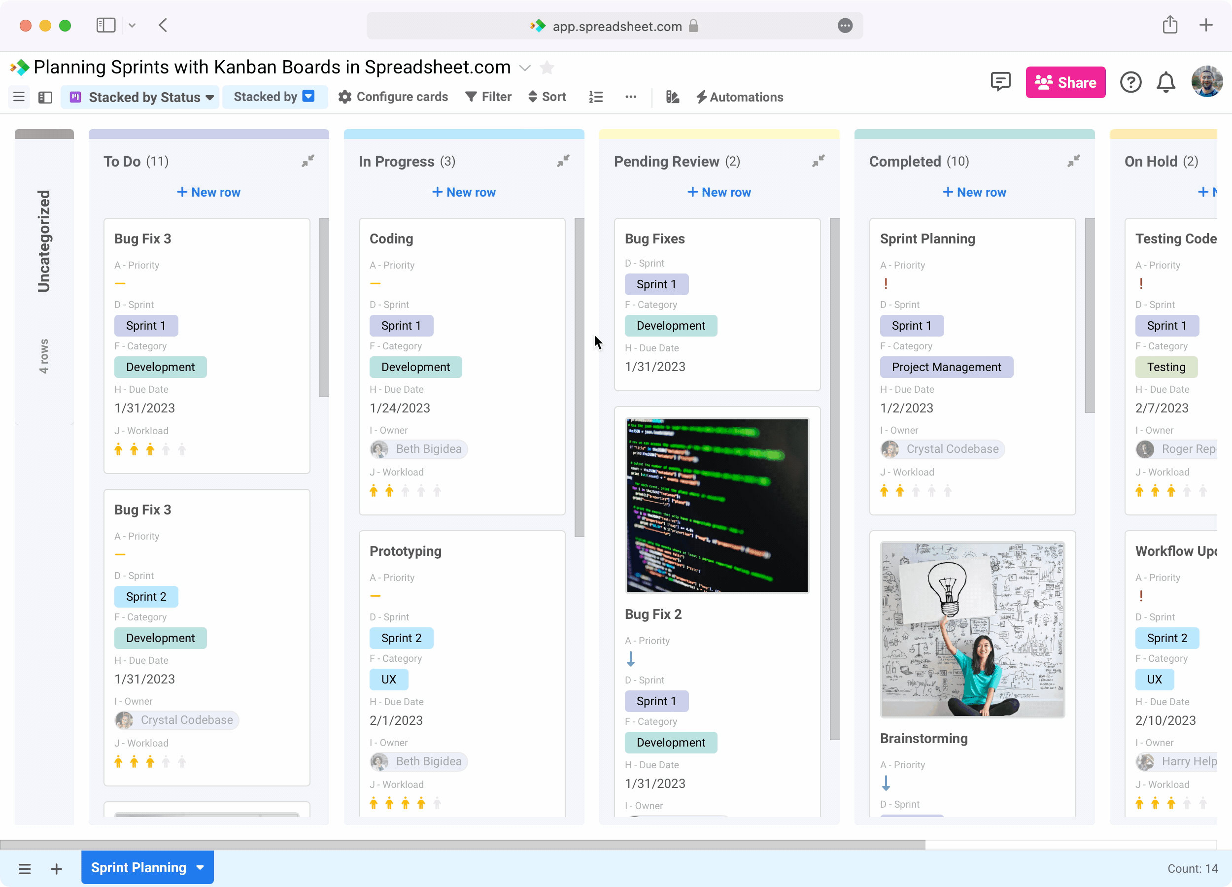 Sprint Planning with Kanban Boards in