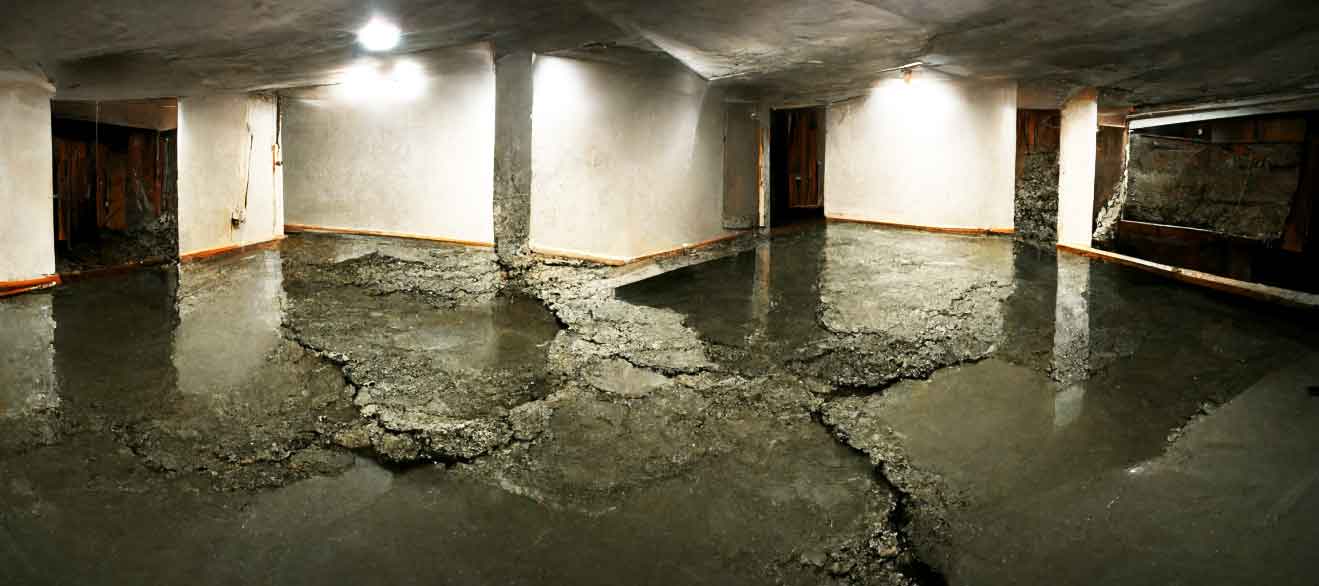 Warped (Curled) Basement Floor Causes and Fixes