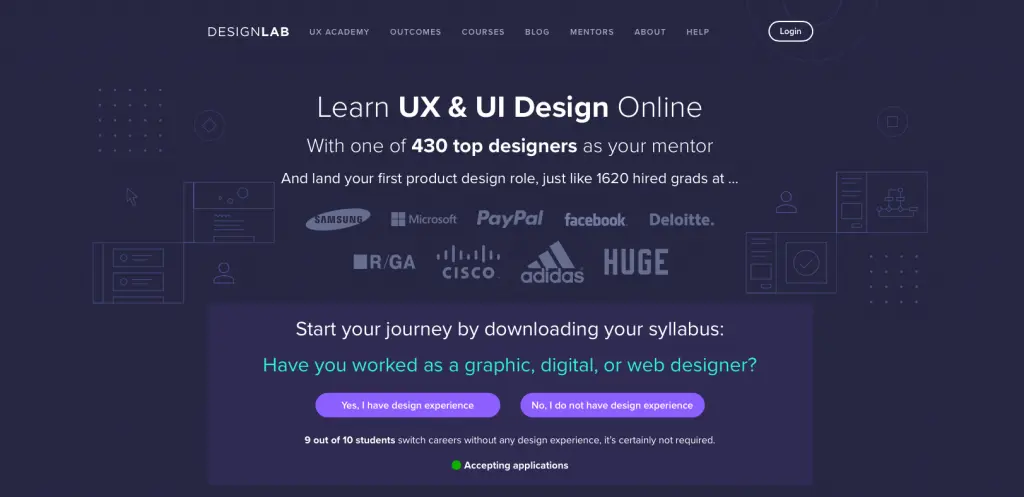 DesignLab as one of the best UX Design Bootcamps