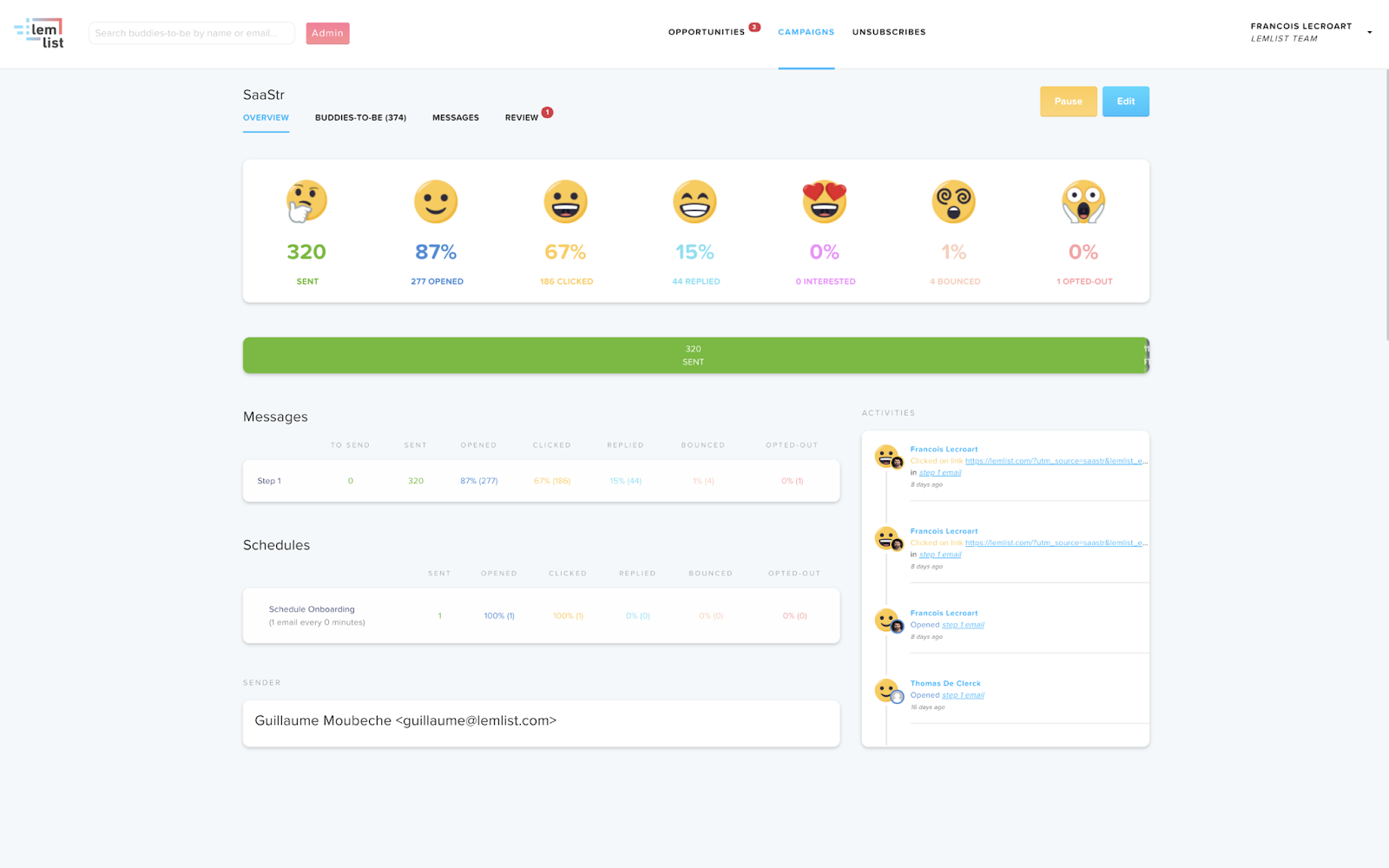 lemlist platform